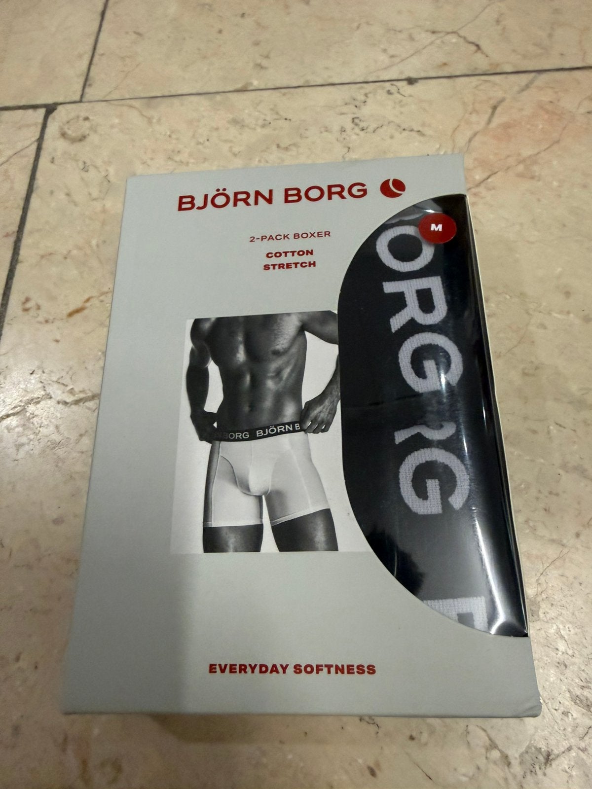 Te koop nieuwe Björn Borg 2 pack Boxer Cotton Stretch black, Kleding | Heren, Postlaan 3, Zwart, Ophalen of Verzenden, Bjorn Borg