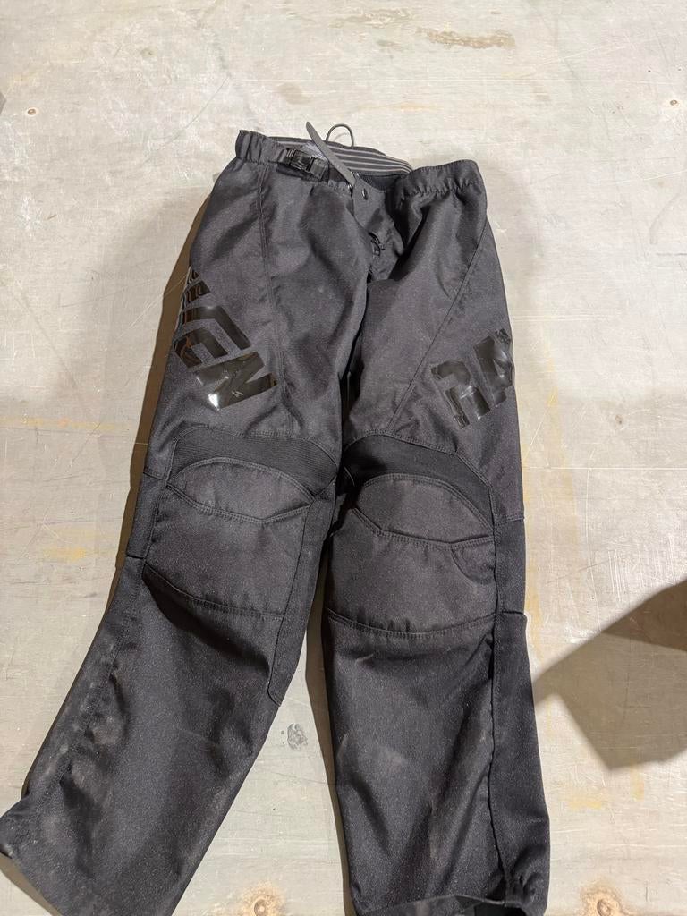 Raven motorcrossbroek maat 28 - Zwart, Ophalen, Tweedehands, Heren, Motorcrosskleding