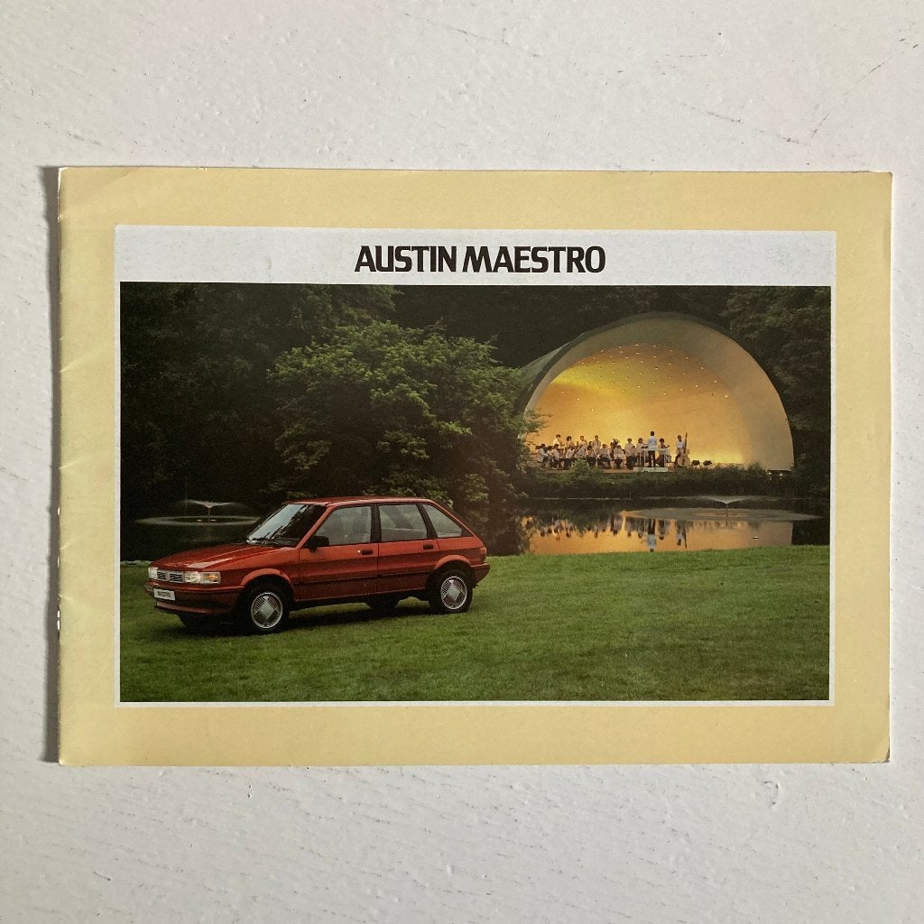Austin Maestro incl MG versie folder / brochure, Boeken, Ophalen of Verzenden, Gelezen, Overige merken