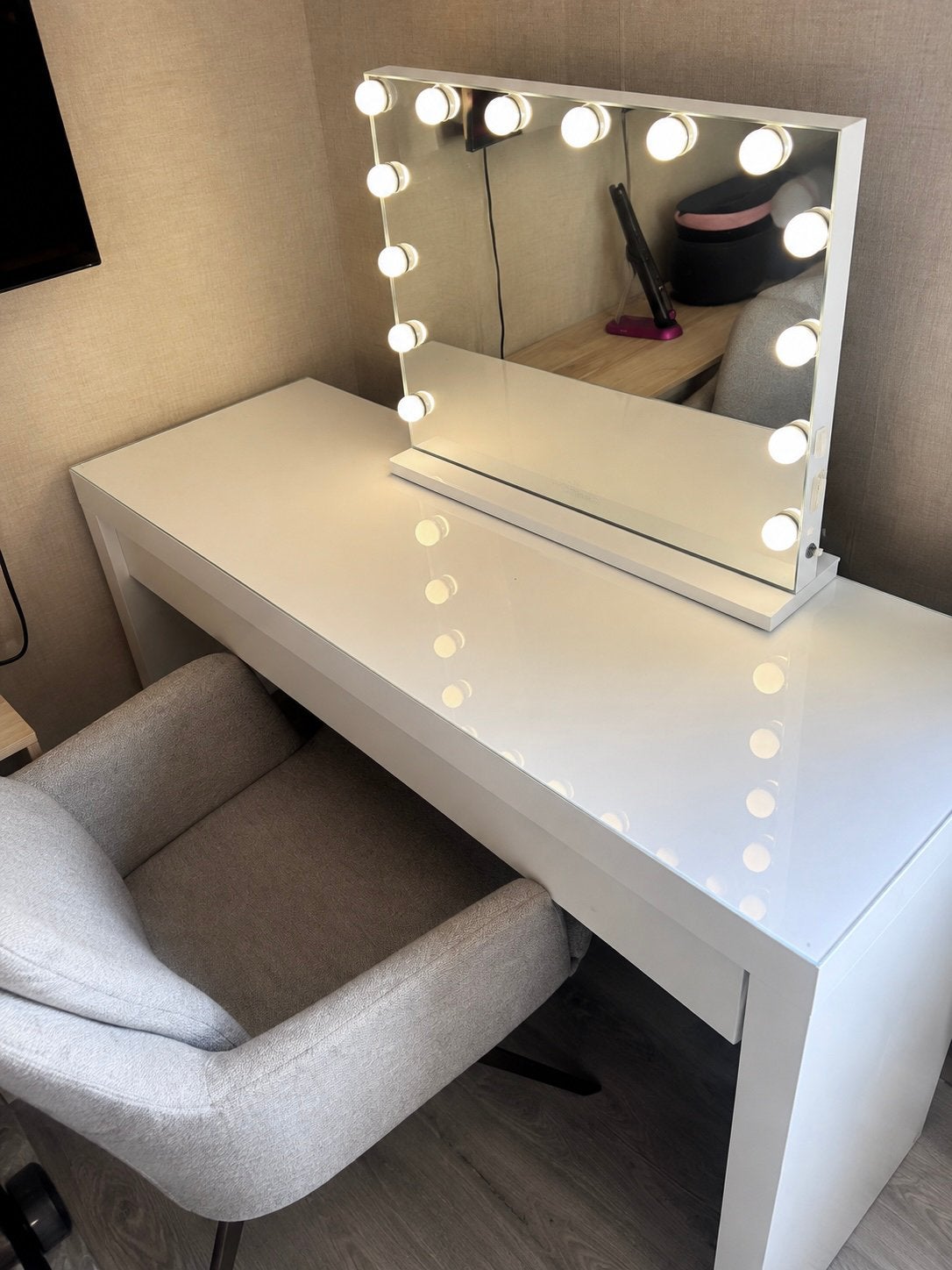 Makeup tafel, Ophalen, Zo goed als nieuw, 50 tot 100 cm, Minder dan 100 cm