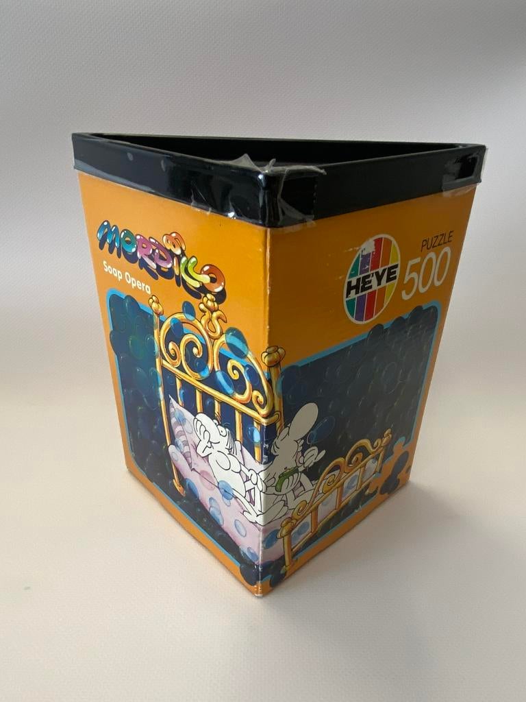HEYE Mordillo puzzel 500 stukjes Soap Opera, Ophalen of Verzenden, 500 t/m 1500 stukjes, Gebruikt, Legpuzzel