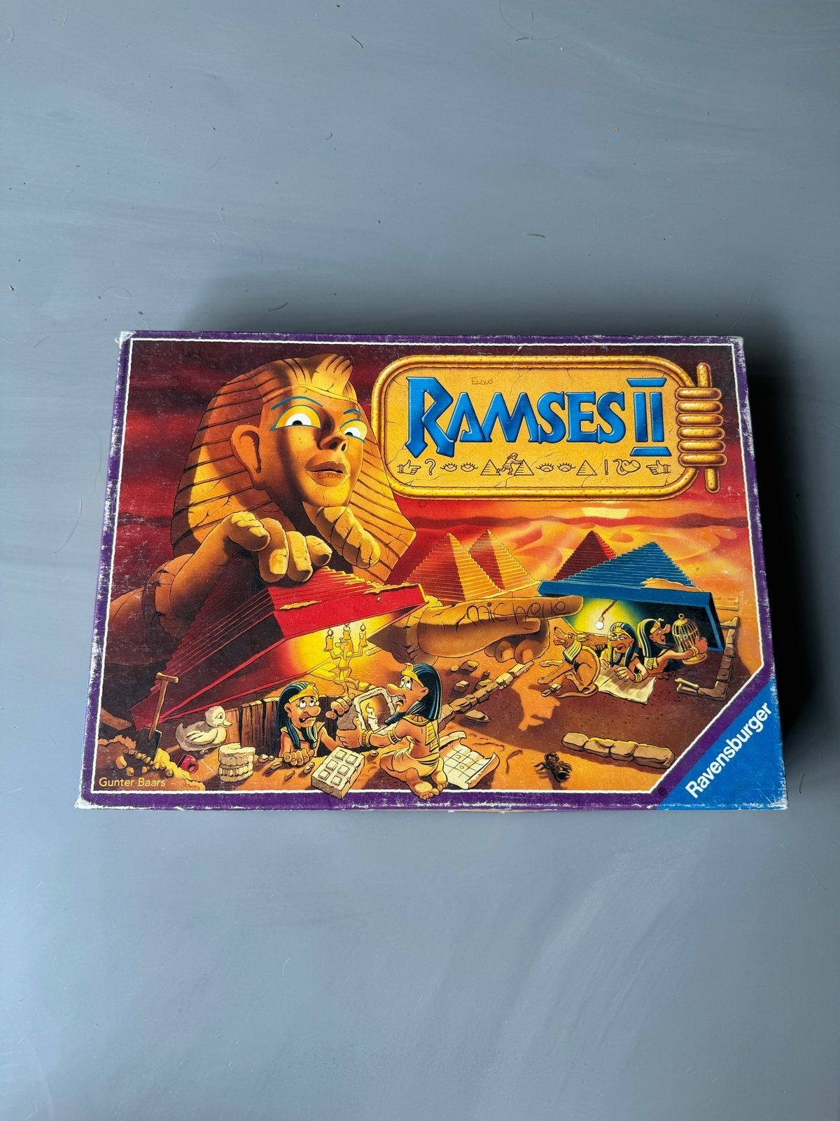 Ramses II Bordspel - Ravensburger, Hobby en Vrije tijd, Gezelschapsspellen | Bordspellen, Drie of vier spelers, Ophalen of Verzenden