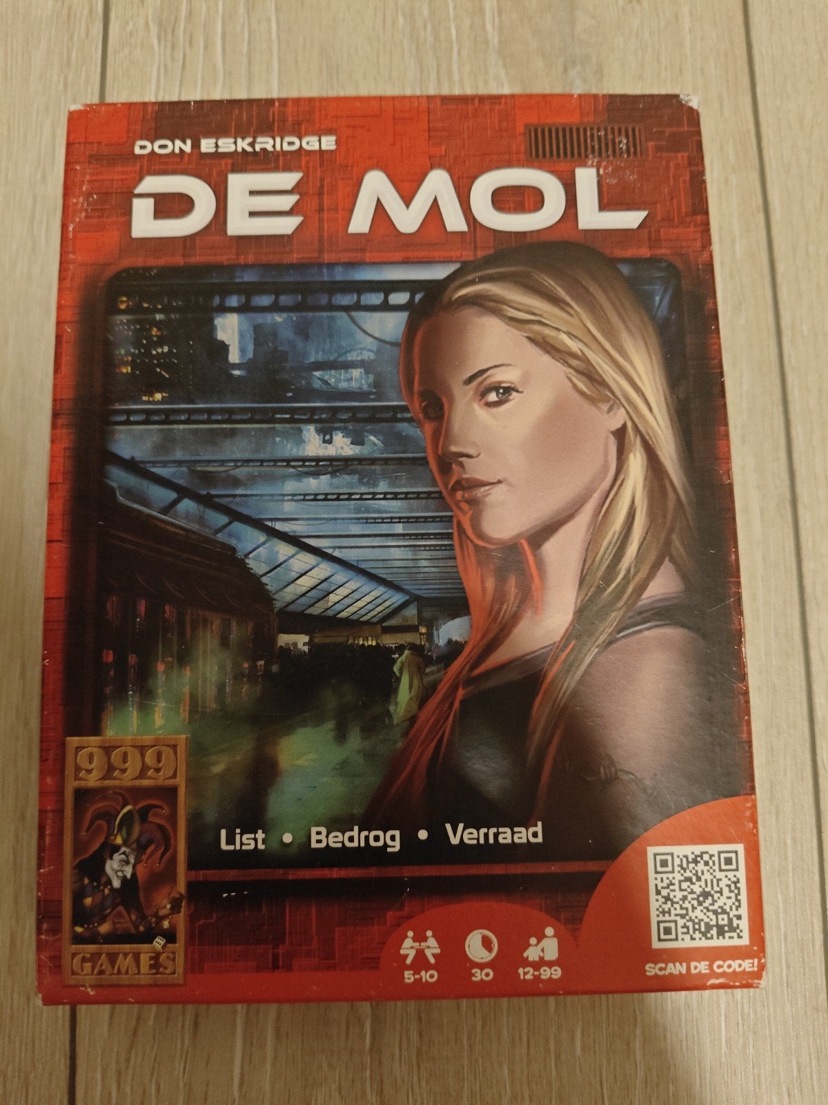 De Mol Bordspel - Strategisch Spel van 999 Games, Vijf spelers of meer, Ophalen of Verzenden, Gebruikt, 999 Games