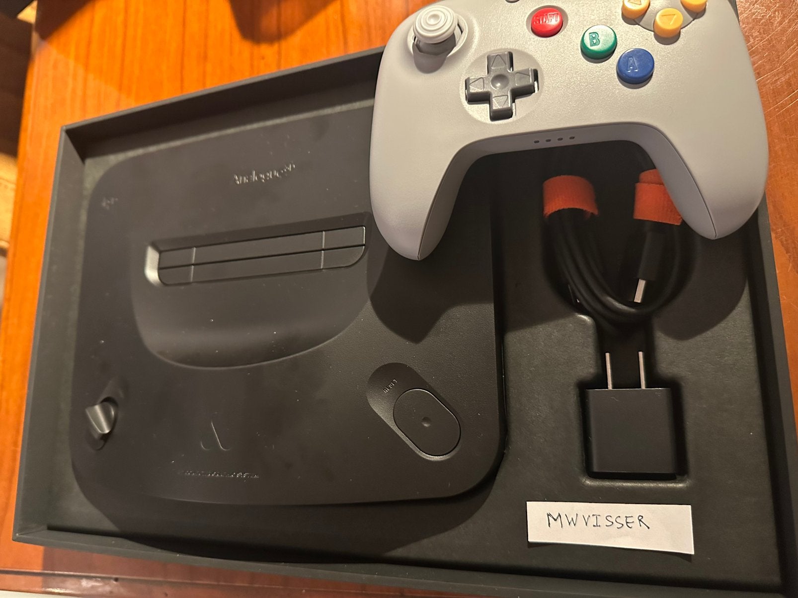 Analogue 3D (zwart) + 8BitDo 64 Bluetooth Controller, Spelcomputers en Games, Ophalen of Verzenden, Zo goed als nieuw, Met 1 controller