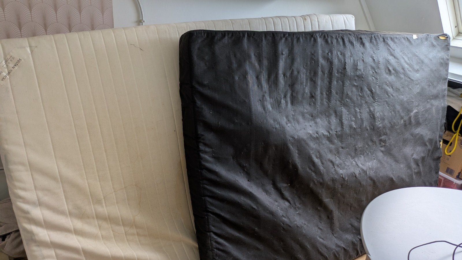 gratis 2 matras, 140x200 cm, Ophalen, Gebruikt, Tweepersoons, 140 cm
