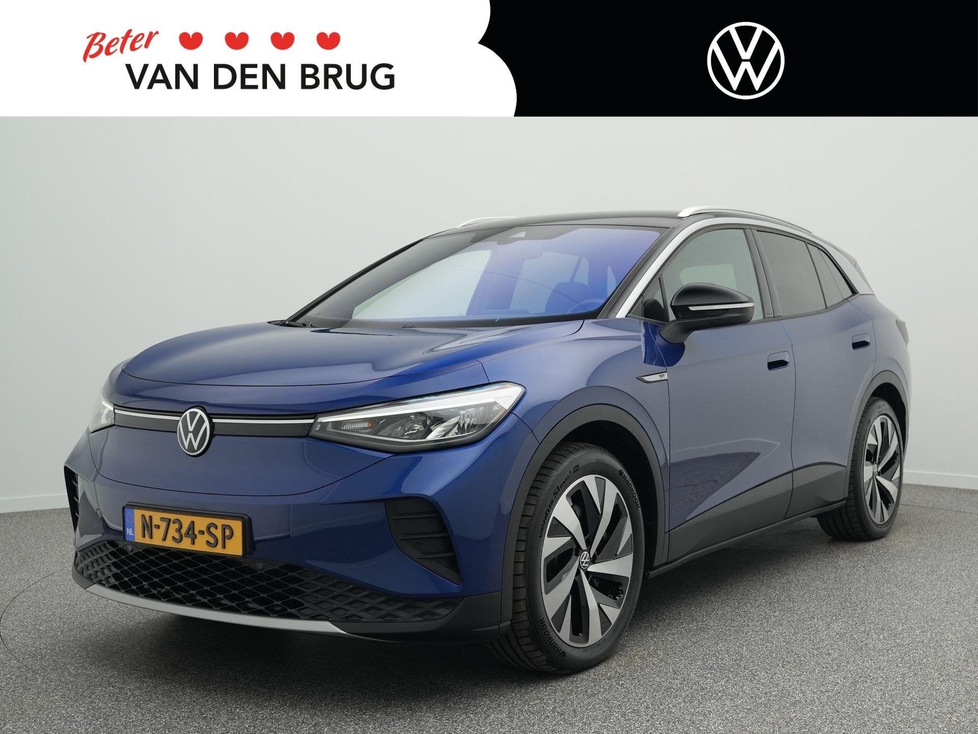 Volkswagen ID.4 204 PK First 77 kWh | SOH 93,3% | Warmtepomp, Automaat, Verwarmde buitenspiegels, Achterwielaandrijving, Gebruikt