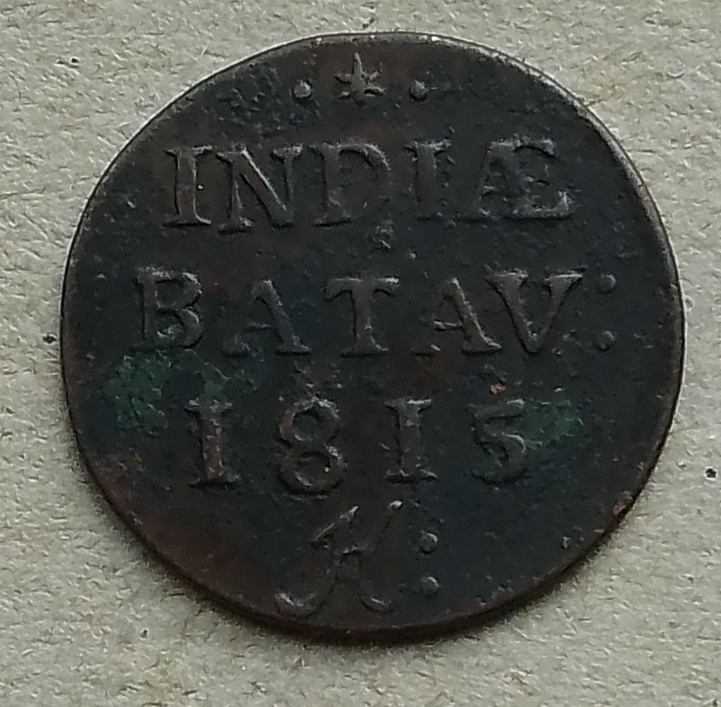 Nederlands Indië, duit 1815 H, Ophalen of Verzenden, Zuidoost-Azië, Losse munt