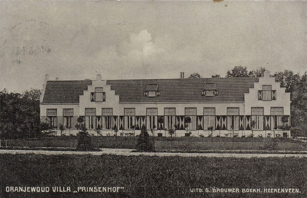 Oranjewoud Villa Prinsenhof - 1907 gelopen, Verzenden, Voor 1920, Gelopen, Noord-Brabant