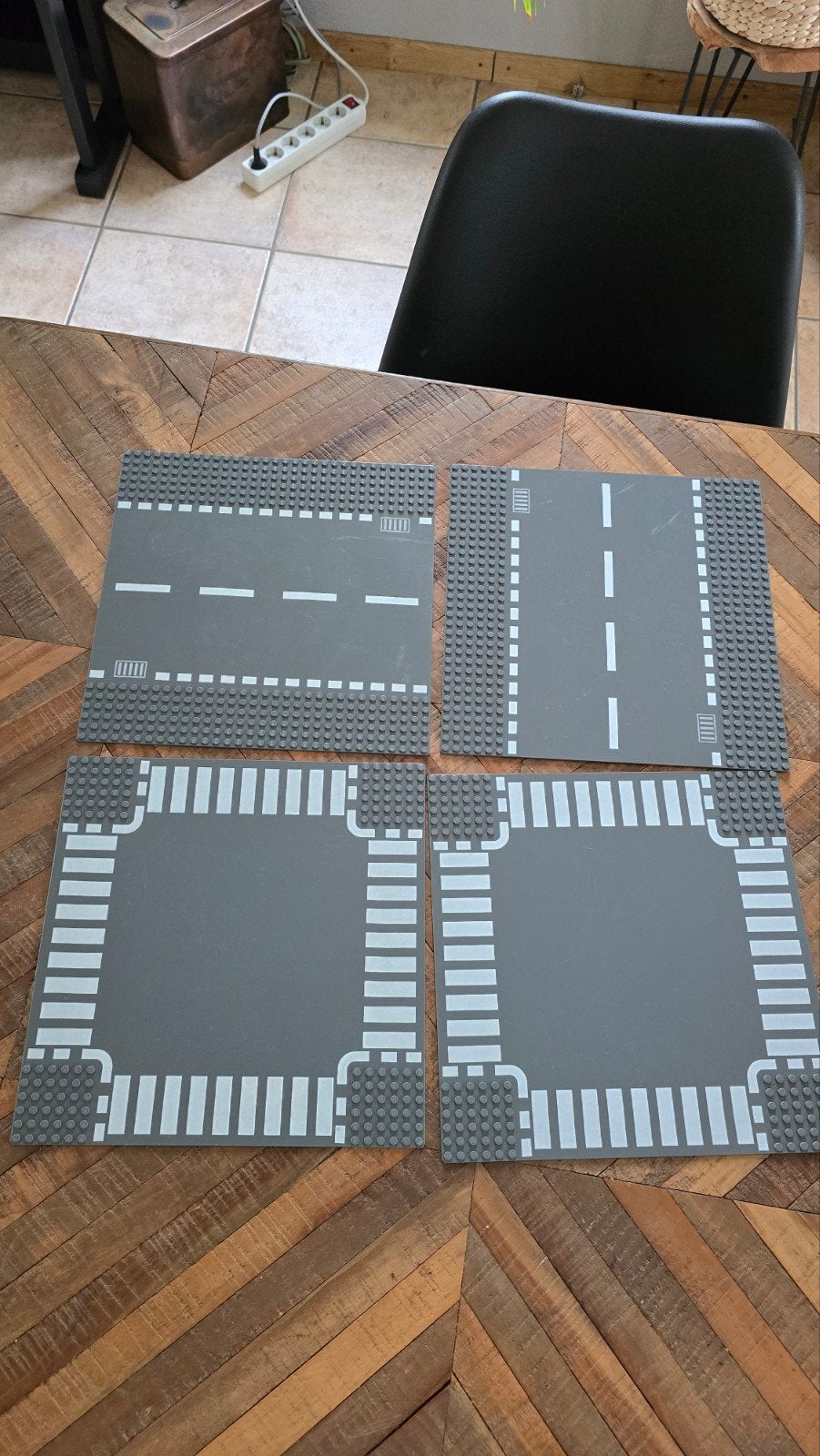 Lego City Straatplaten - Kruispunten en Rechte Stukken, Ophalen, Gebruikt, Overige merken