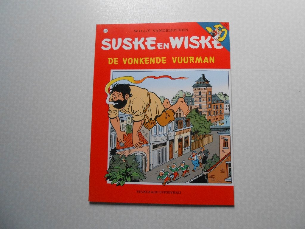 suske en wiske 246 De vonkende vuurman 1995 1ste druk., Willy Vandersteen, Eén stripboek, Nieuw, Ophalen of Verzenden