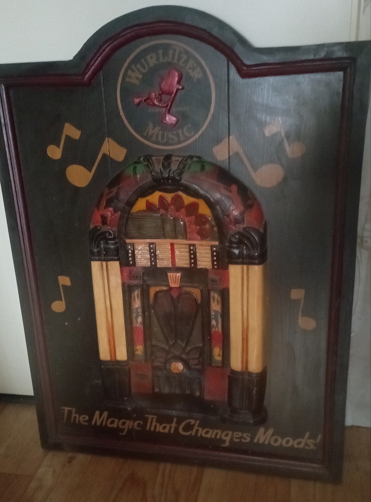 Wurlitzer Music Jukebox Wanddecoratie - Vintage Stijl, Ophalen, Gebruikt
