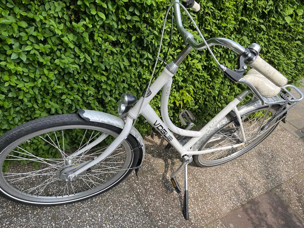 Vogue fiets met terugtraprem, handrem en versnellingen, Overige merken, Terugtraprem, Gebruikt, Versnellingen
