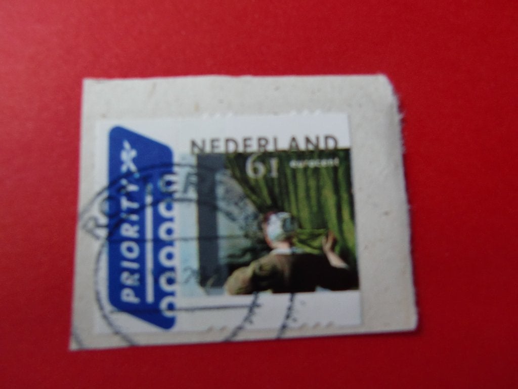 Persoonlijke zegel - Priority Ned. - € 0,61 - op pap. -gest., Verzenden, Na 1940, Gestempeld
