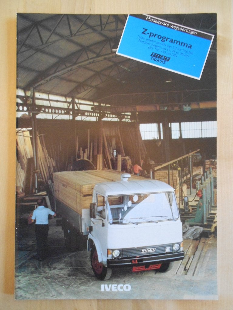 Iveco Z-Range Brochure 1982 - Zeta, Boeken, Iveco, Ophalen of Verzenden, Zo goed als nieuw, Overige merken