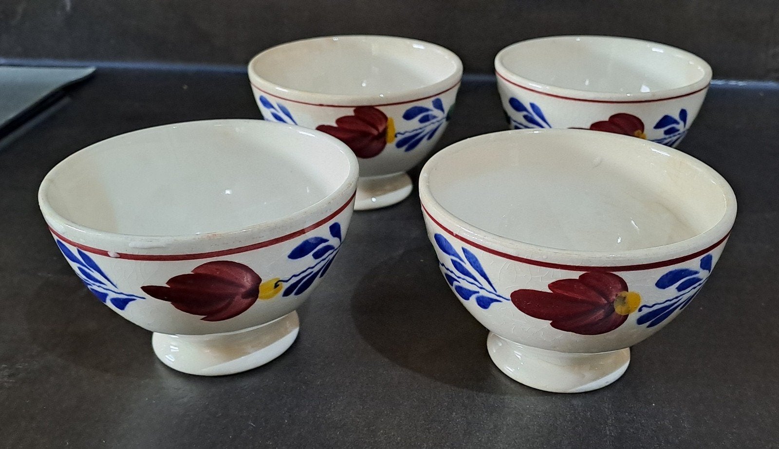 Set van 4 Royal Sphinx Holland BCC dessertkommetjes, Ophalen of Verzenden