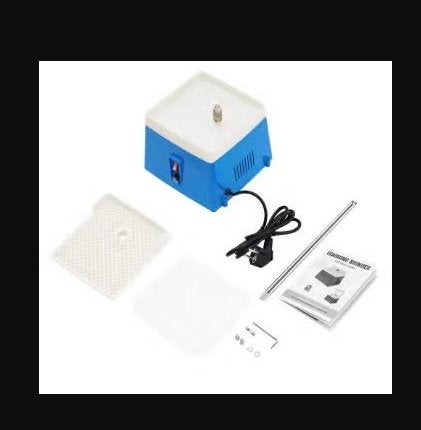 Compacte glasslijpmachine 65 Watt 4200 RPM met slijpschijf, Ophalen of Verzenden, Nieuw, Minder dan 700 watt, Haakse handslijpmachine