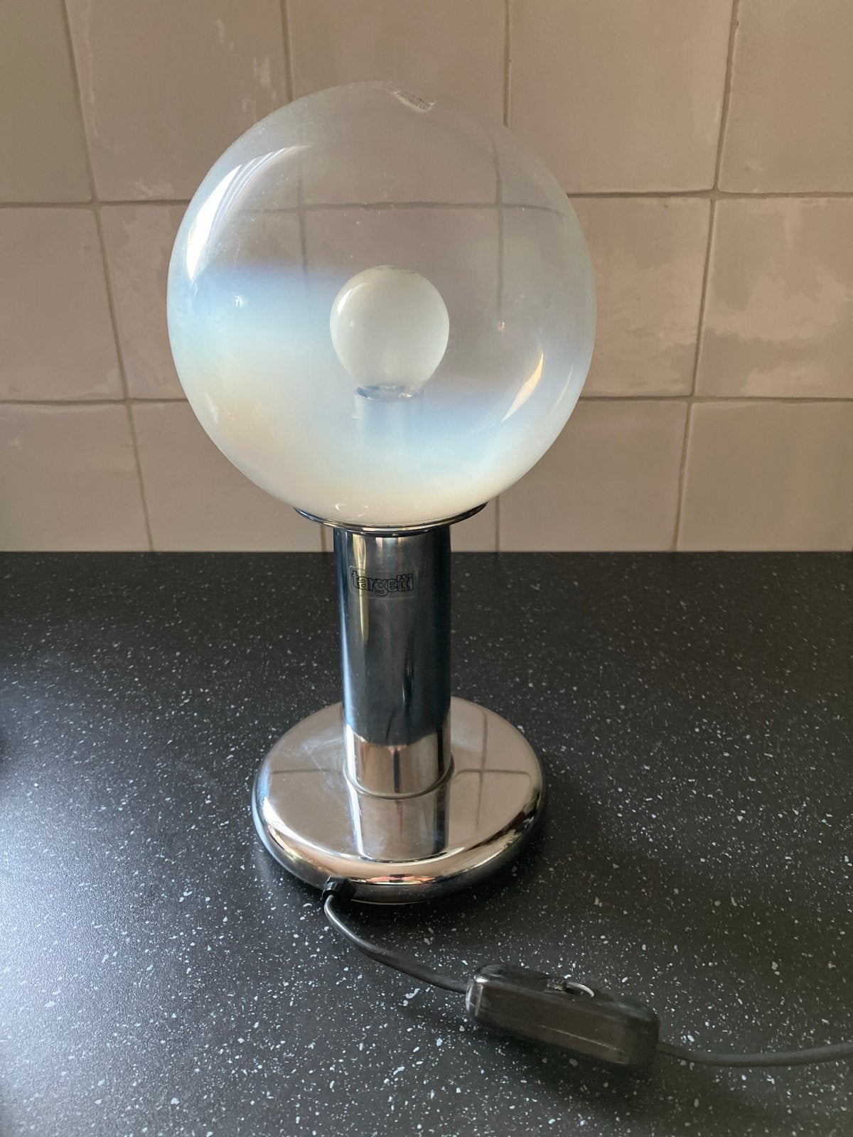 Vintage Targetti Tafellamp - Vetro Artistico, Met schakelaar, Gebruikt, Overige merken, Vintage