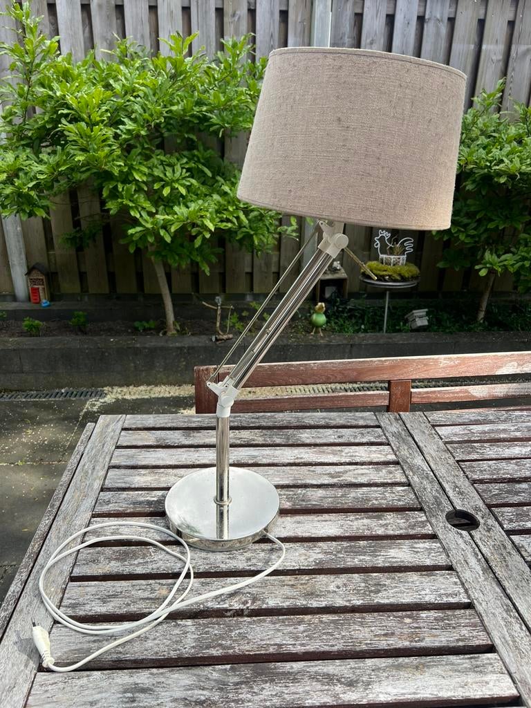 Schaarlamp met lichtbruine kap, Ophalen, Gebruikt, Minder dan 50 cm