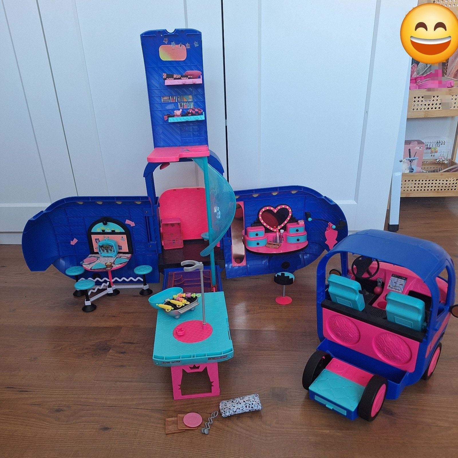 L.O.L. Surprise! OMG 4-in-1 Glamper - Speelset Camper, Ophalen of Verzenden, Gebruikt