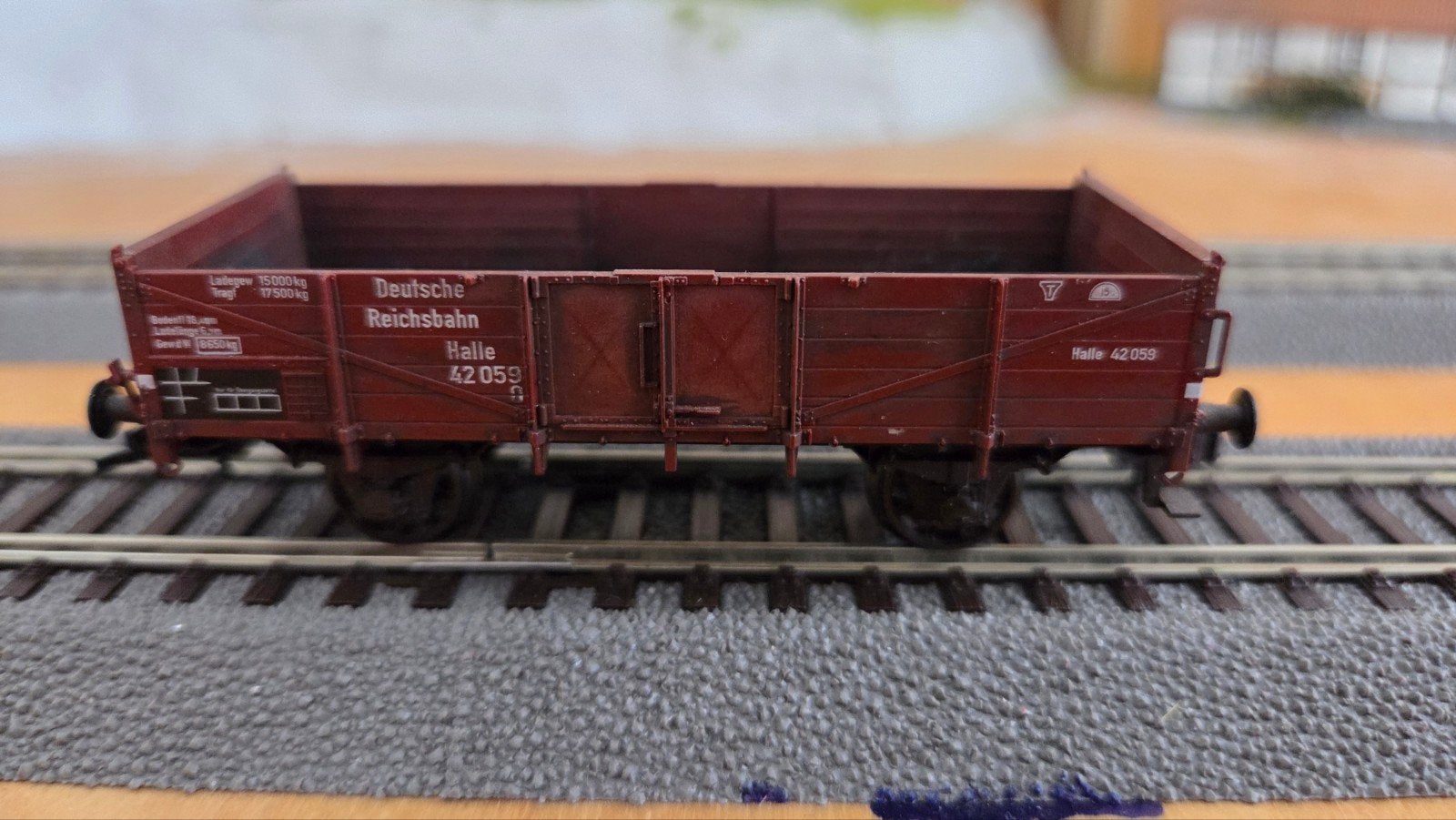 Fleischmann 5208 K Deutsche Reichsbahn Goederenwagon, Hobby en Vrije tijd, Gelijkstroom, Fleischmann, Wagon, Ophalen of Verzenden