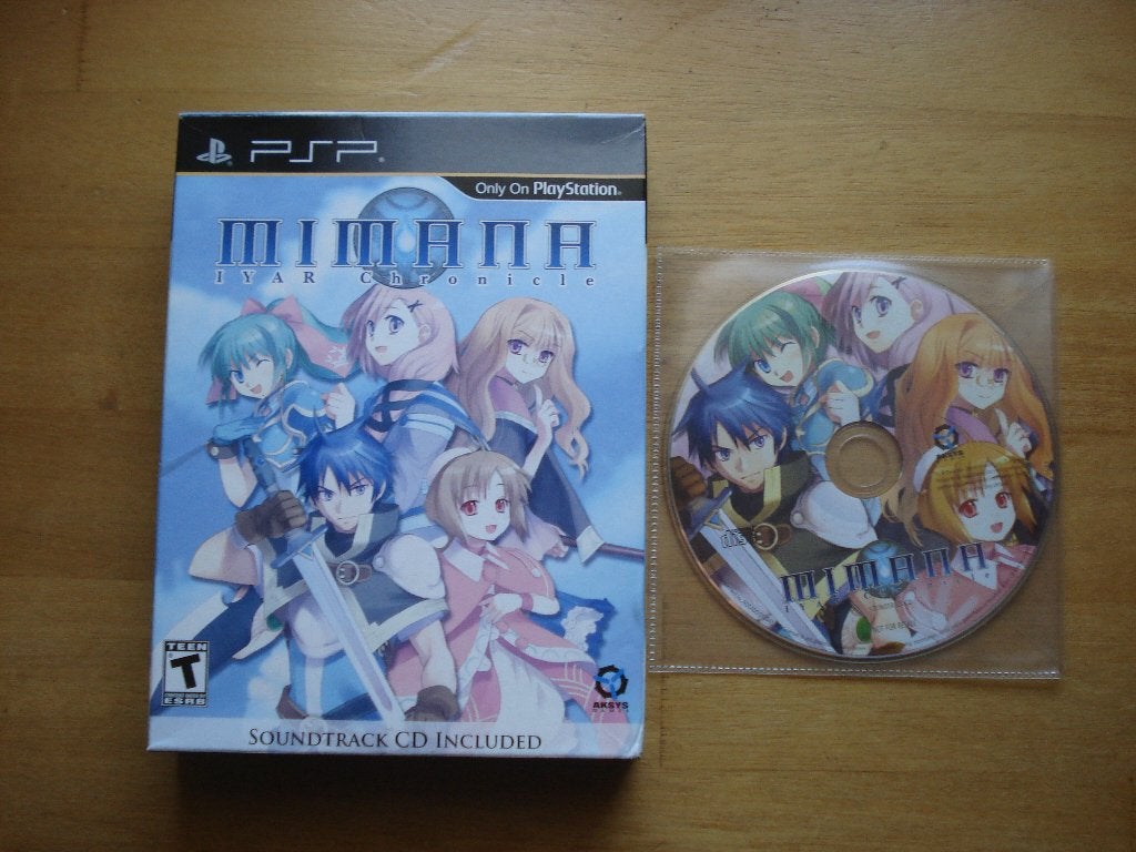 mimana iyar chronicles psp enkel doos + soundtrack, 1 speler, Racen en Vliegen, Ophalen of Verzenden, Zo goed als nieuw