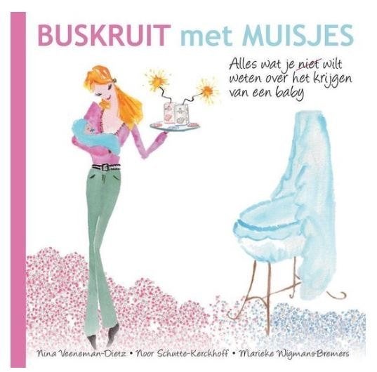 zwanger Buskruit met muisjes Nina Veeneman-Dietz boek, Ophalen of Verzenden, Zo goed als nieuw, Nina Veeneman, Europa overig