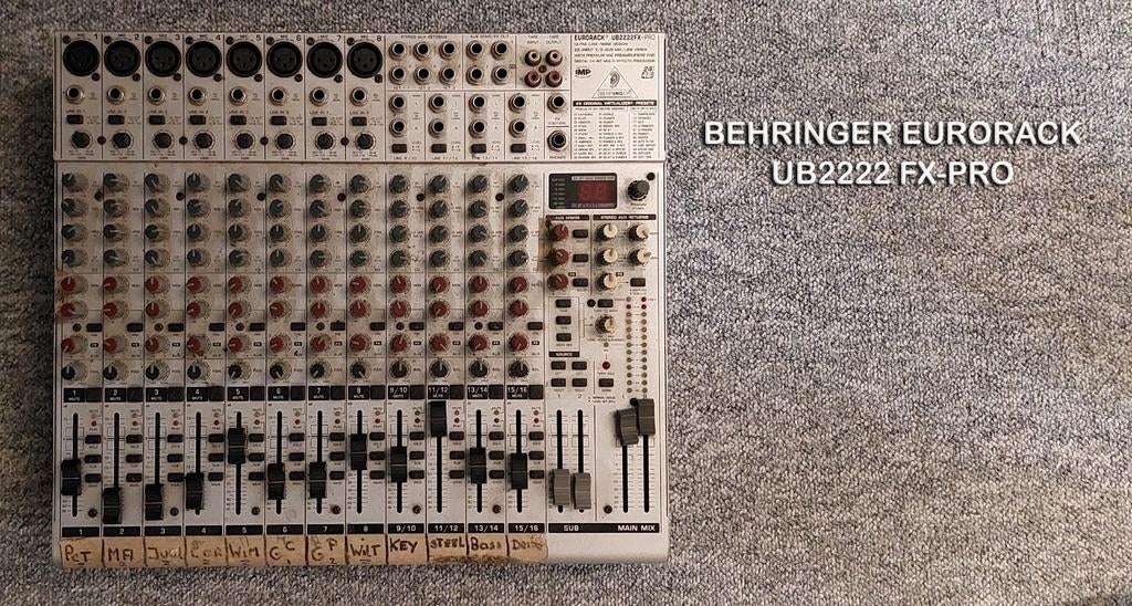 Yamaha versterker met Behringer Eurorack memgpaneel, Ophalen