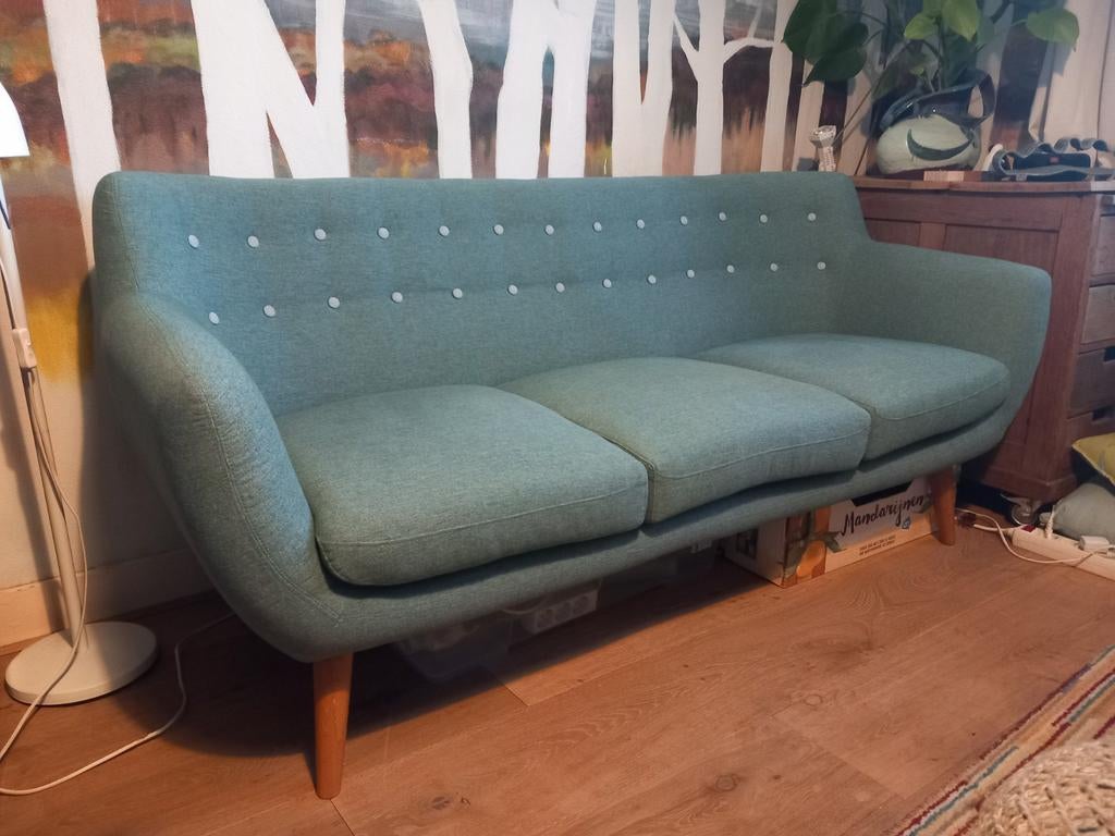 Vintage look bank, 3 zits, Huis en Inrichting, Ophalen, Zo goed als nieuw, 75 tot 100 cm