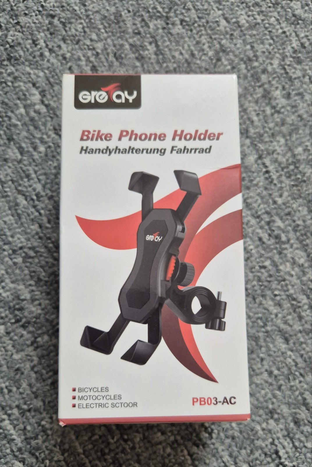 Telefoonhouder fiets., Fietsen en Brommers, Ophalen of Verzenden, Nieuw, Grefay