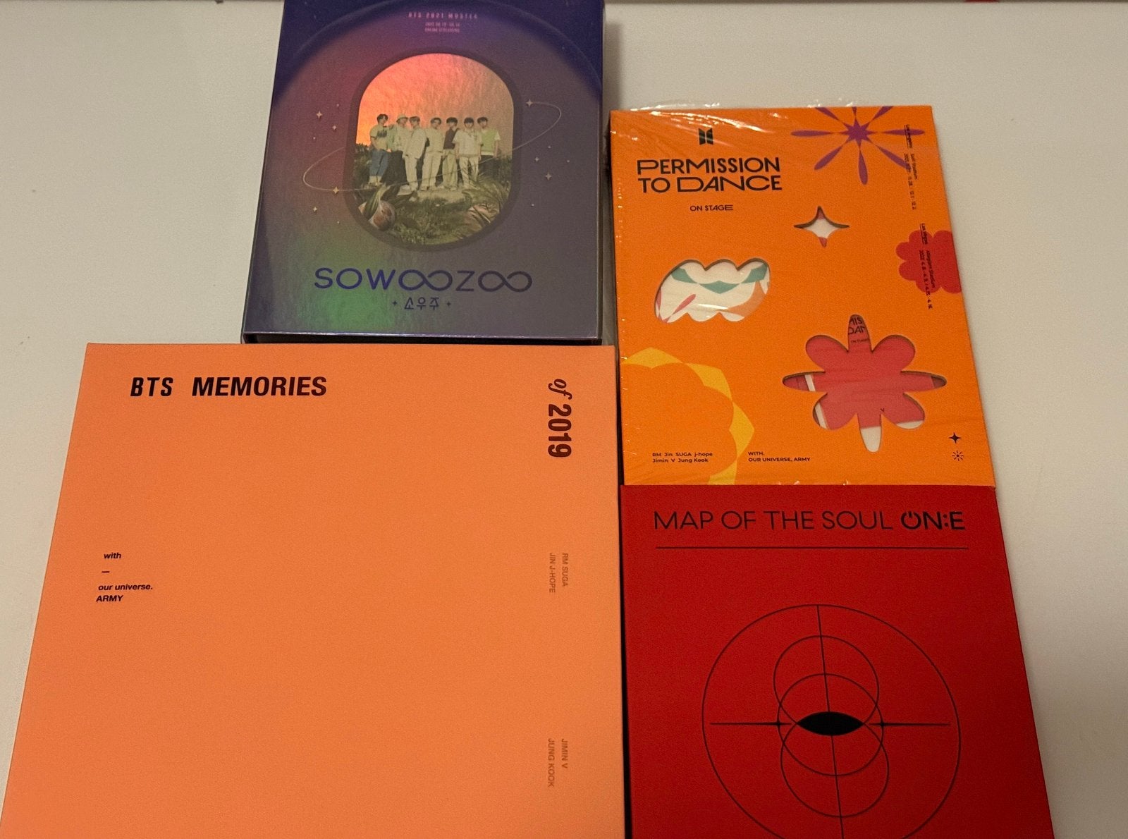 BTS dvds memories 2019 sowoozoo map of the soul ptd, Ophalen of Verzenden, Zo goed als nieuw, Cd of Plaat