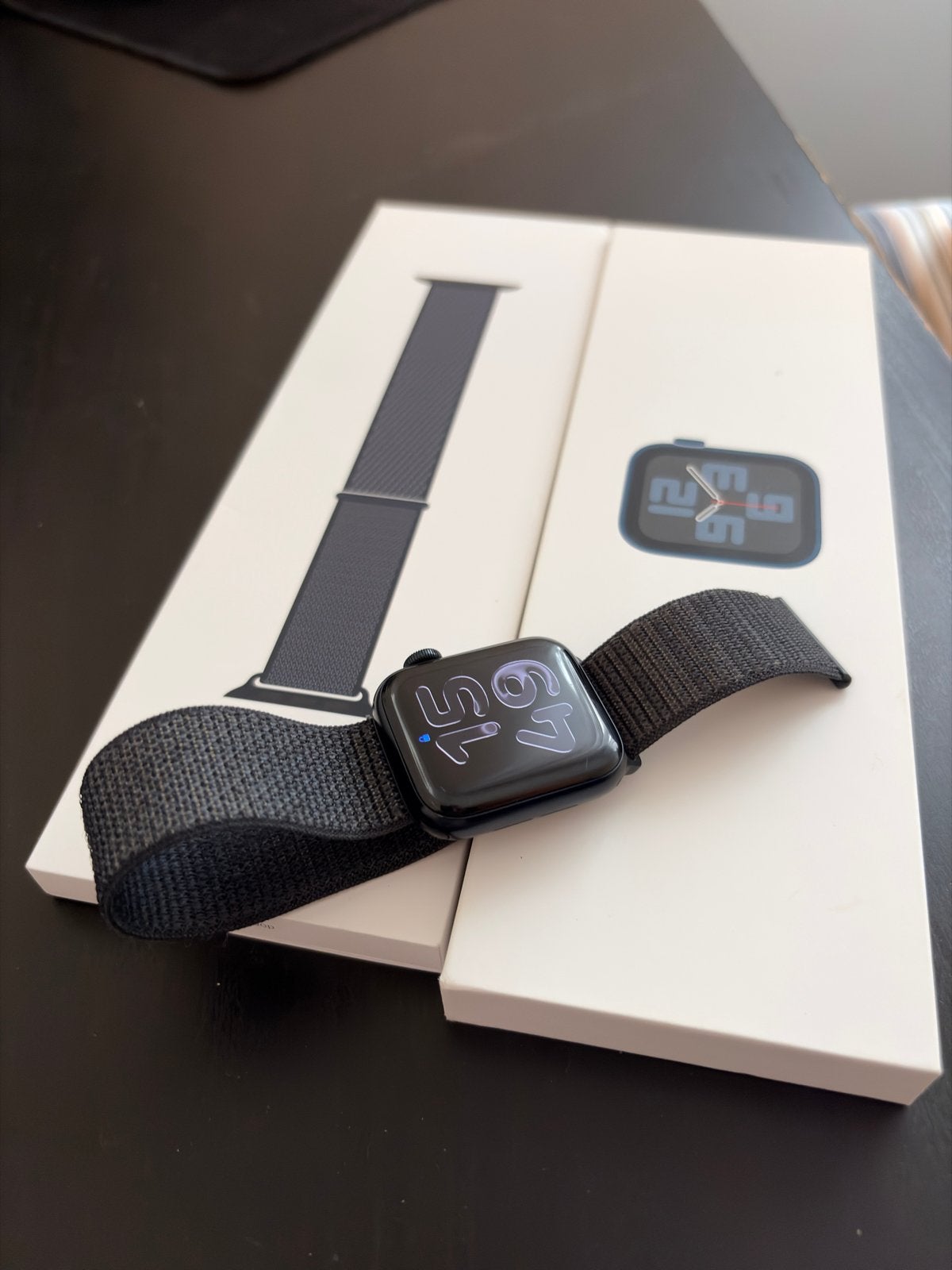 Apple Watch SE 2 Midnight Blue - 96% batterijconditie, Sieraden, Tassen en Uiterlijk, Ophalen, Afstand, Blauw, IOS