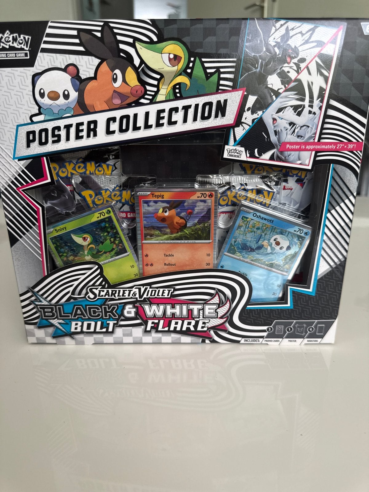 Pokémon Poster Collectie Black & White Bolt Flare, Ophalen of Verzenden, Nieuw, Overige typen