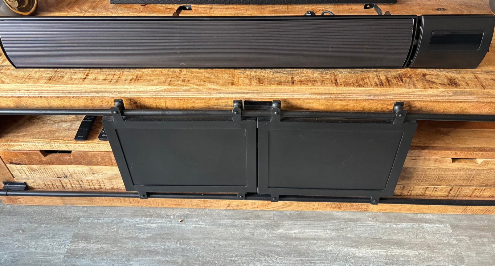 Gebruikte Terras Infrarood Heater - Zwart, Tuin en Terras, Ophalen of Verzenden, Gebruikt, Elektrisch, Wand