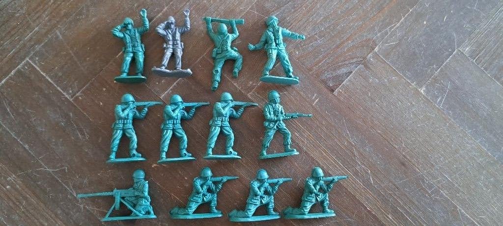 1/32 matchbox US infantry Tweede Wereldoorlog, Ophalen of Verzenden, 1:50 of kleiner