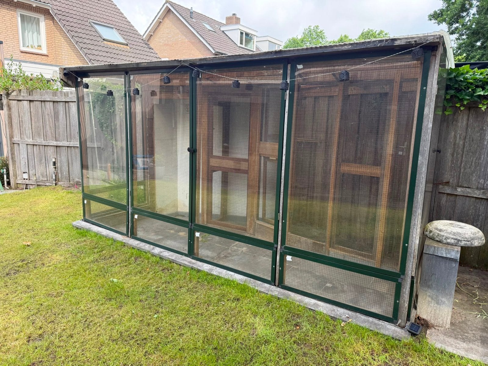 Onderdelen vogel voliere, Dieren en Toebehoren, Vogels | Hokken en Kooien, Ophalen, Gebruikt, Aluminium, Volière