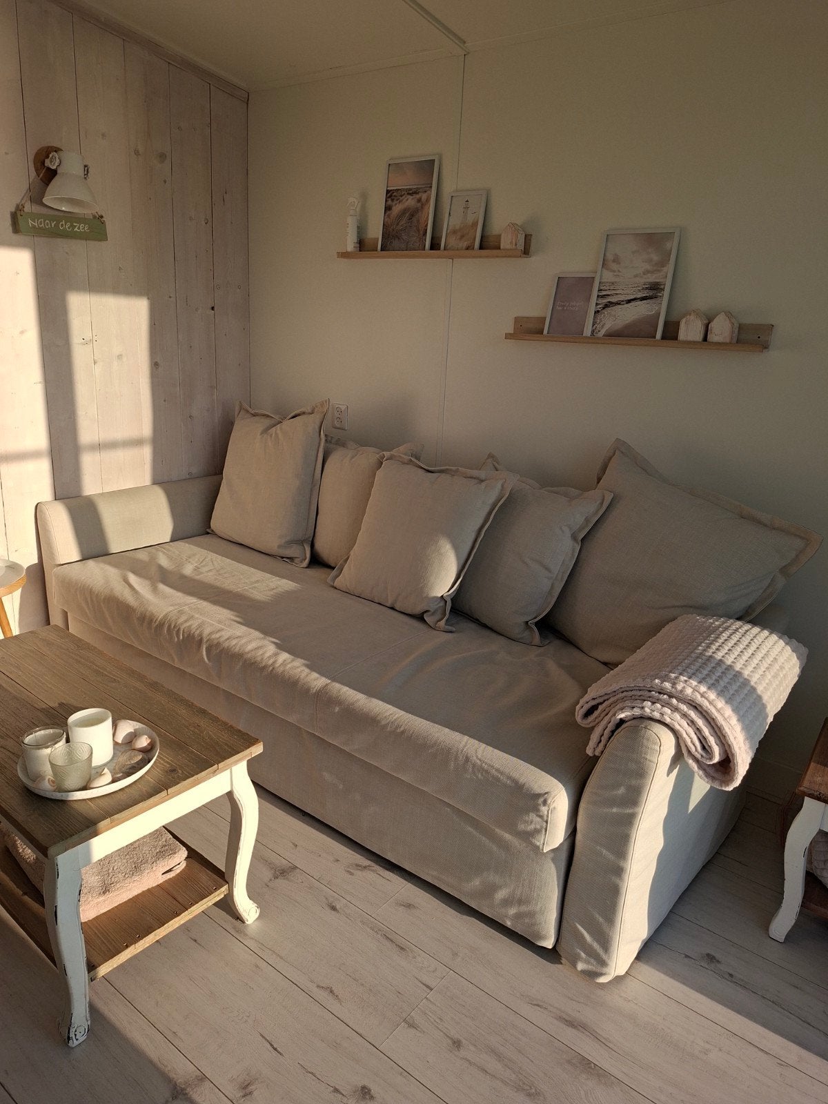 IKEA Holmsund slaapbank - Zandvoort, Huis en Inrichting, Slaapkamer | Slaapbanken, Zo goed als nieuw, 140 cm, 200 cm, Tweepersoons