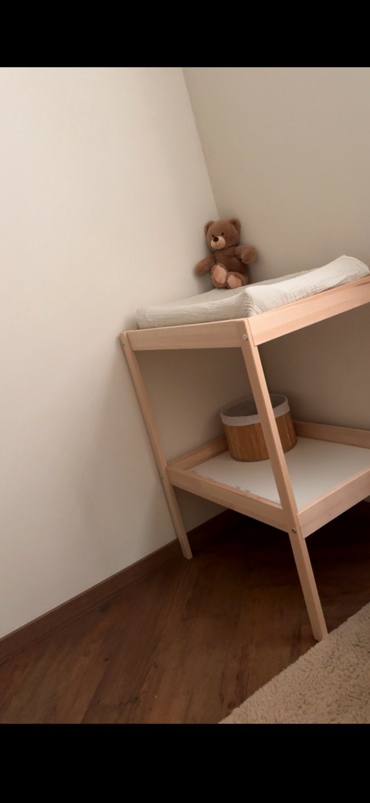 Aankleedtafel incl. aankleedkussen en hoes, Kinderen en Baby's, Kinderkamer | Commodes en Kasten, Minder dan 75 cm, 50 tot 70 cm