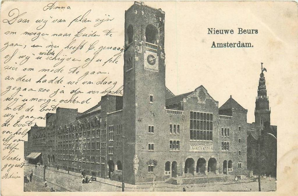 388-263-029 Amsterdam Nieuwe Beurs, Verzenden, Voor 1920, Noord-Holland