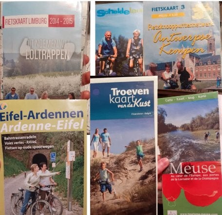 Kaarten en infoboekjes fiets/wandelroutes (vooral België), Boeken, Overige gebieden, Ophalen of Verzenden, Zo goed als nieuw, 2000 tot heden