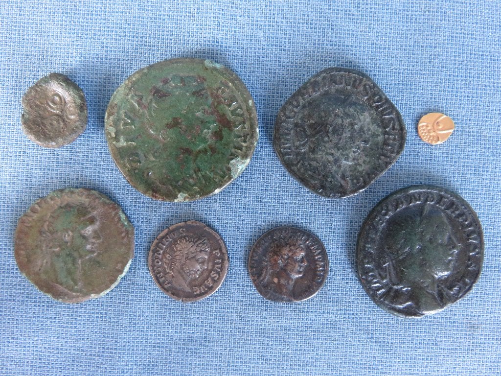 Munten – Keltisch – Romeins – India - bodemvondsten, Ophalen of Verzenden, Overige landen, Losse munt, Goud