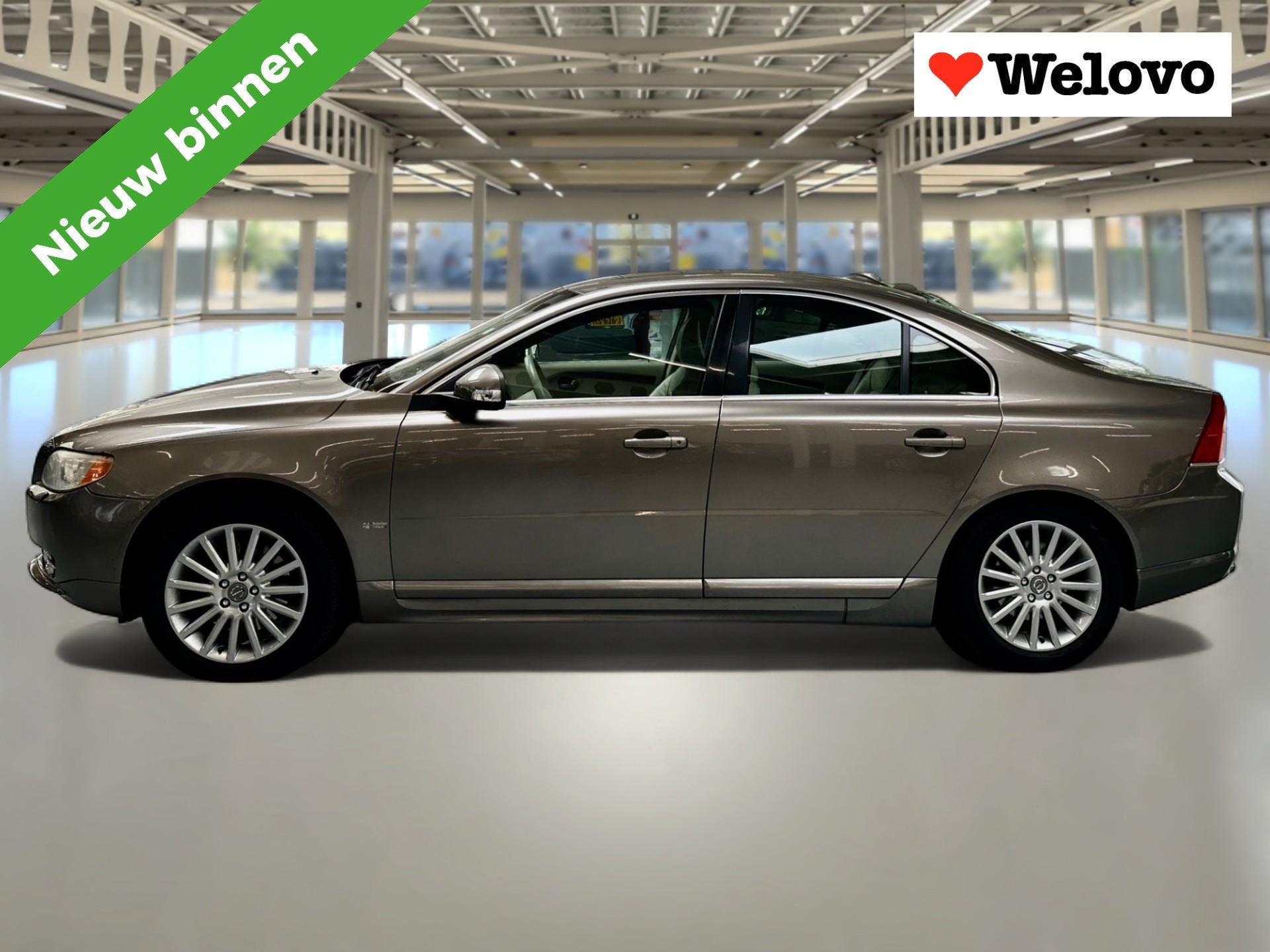 Volvo S80 3.2 AWD Summum Schuifdak, trekhaak, electr. stoele, Automaat, 238 pk, Vierwielaandrijving, Zilver of Grijs