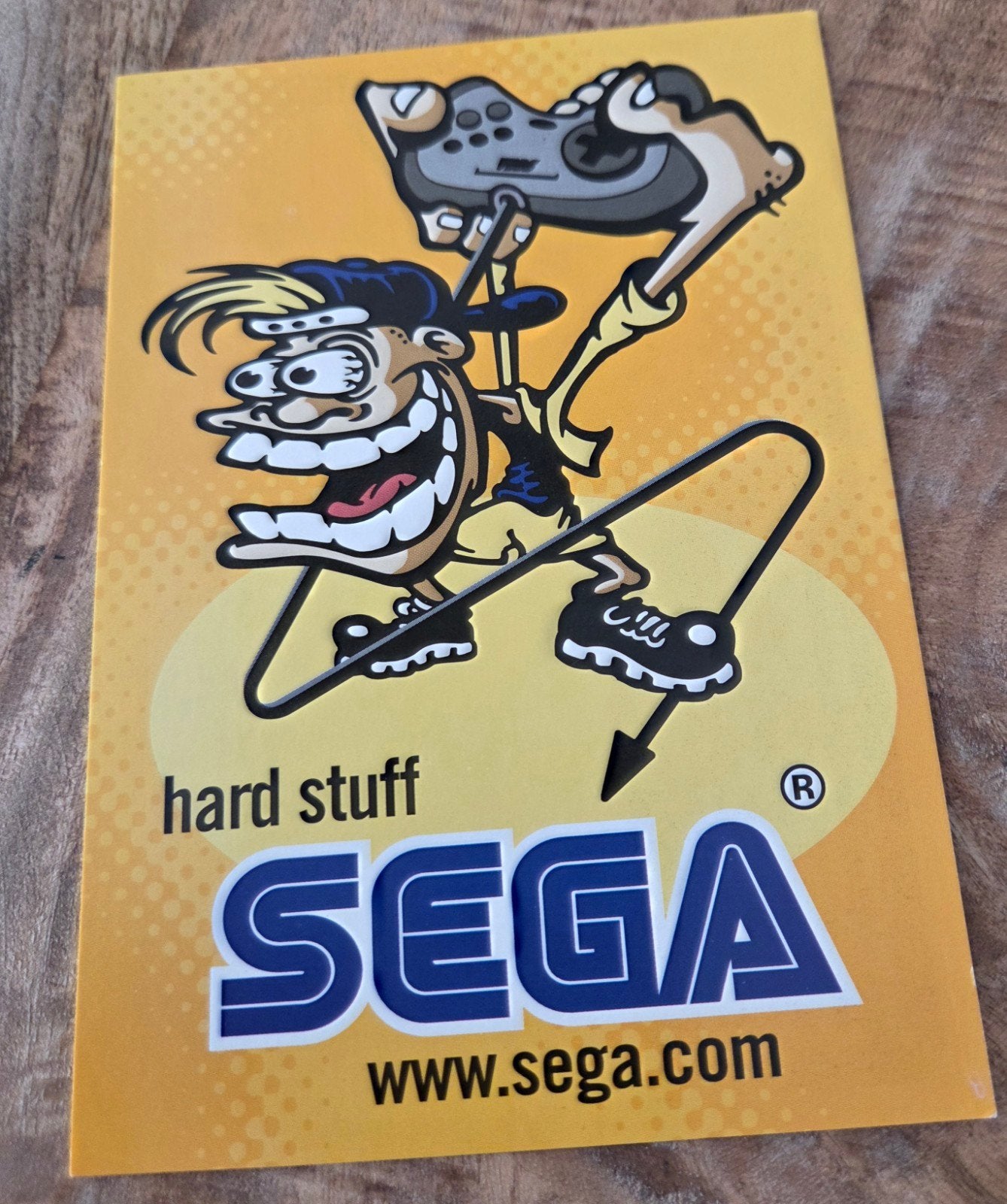 Sega Saturn Hard Stuff Postcard - Zeldzaam verzamelobject, Verzenden, 1980 tot heden, Ongelopen, Overige thema's