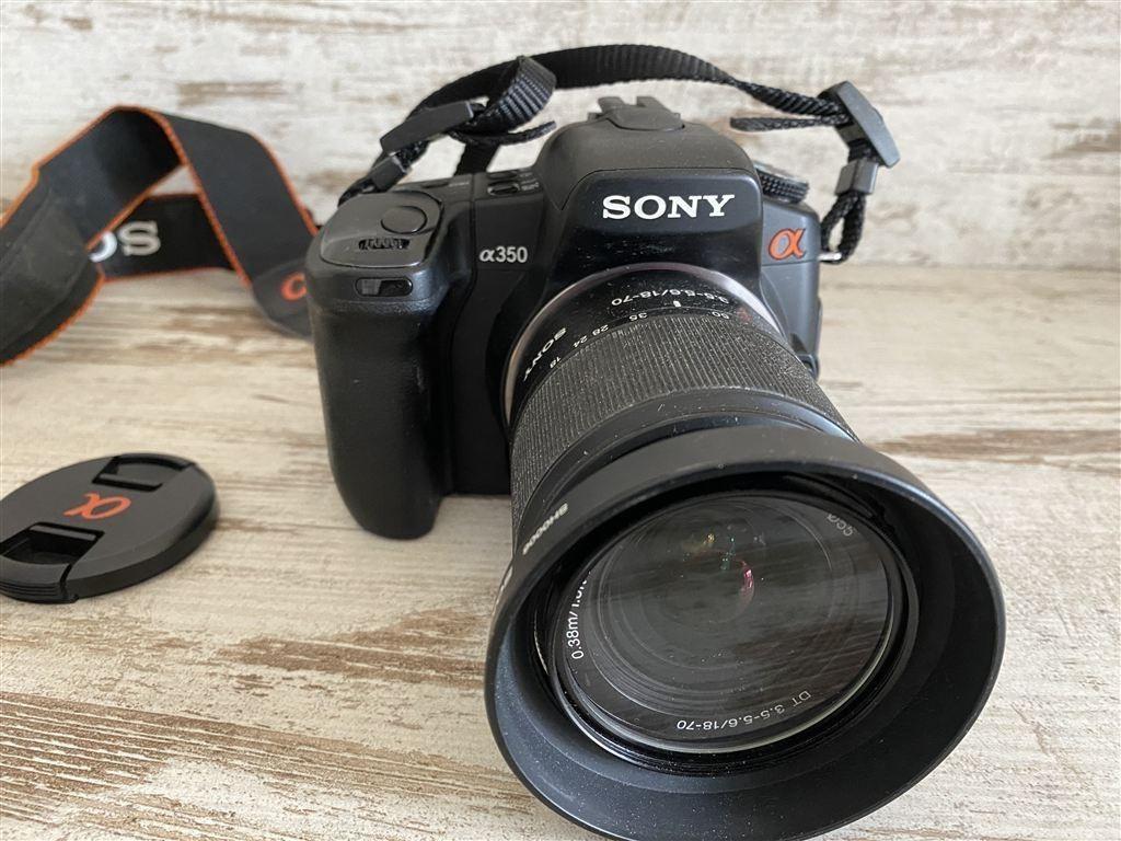 Sony A350 camera met lens [1421], Audio, Tv en Foto, Fotocamera's Digitaal, Verzenden, Zo goed als nieuw, Canon, Geen optische zoom