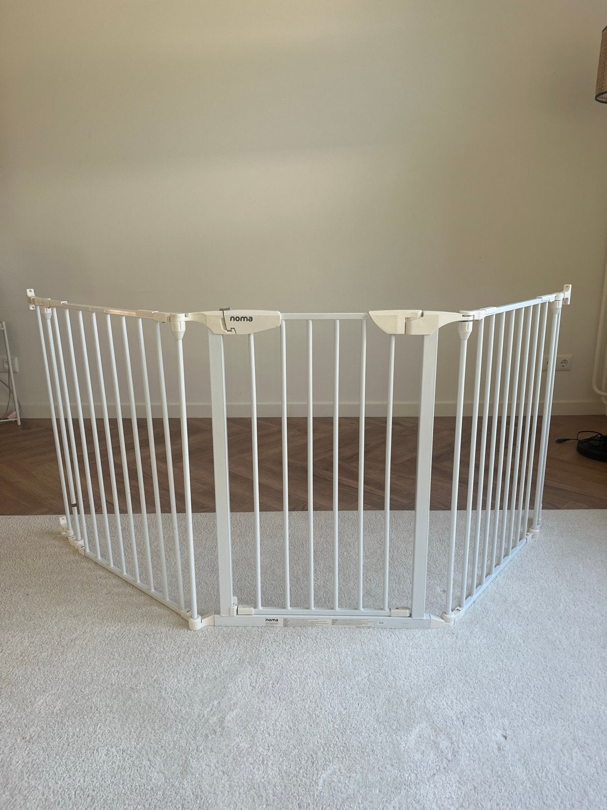 Noma Veiligheidshekje / Box - Wit, Kinderen en Baby's, Ophalen, Overige typen, Zo goed als nieuw, 115 cm of meer