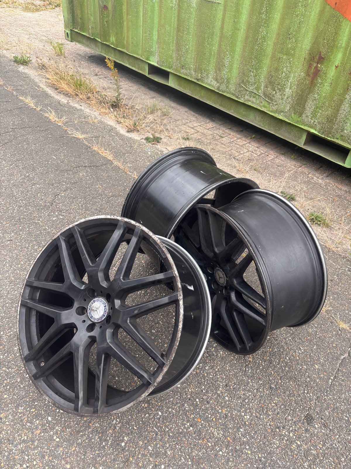 Mercedes-benz velgen x4. Kijk beschrijving, Ophalen, Overige, Gebruikt, 21 inch