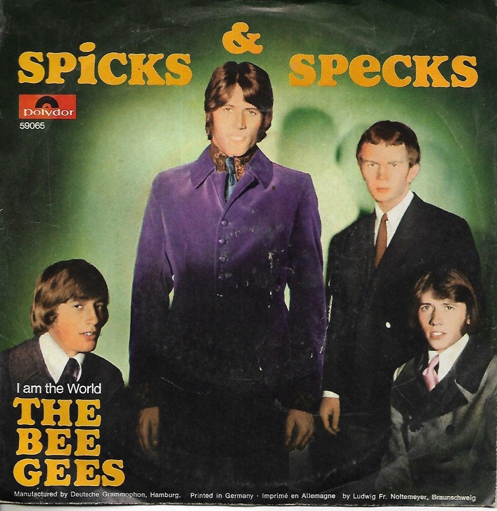 The Bee Gees - Spicks & specks, Ophalen of Verzenden, Gebruikt, 7 inch, Pop