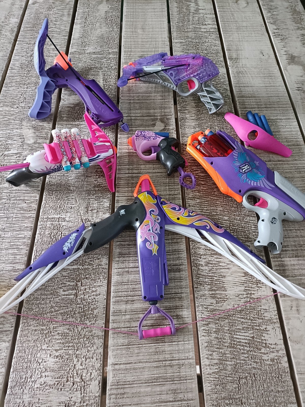 6 Nerf's Rebelle, Ophalen of Verzenden, Zo goed als nieuw, Meisje