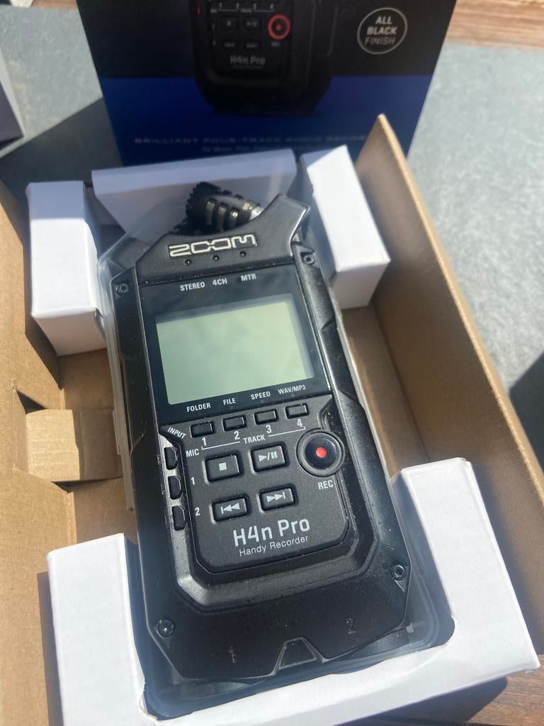 Zoom H4n Pro BLK Multitrack Recorder, Verzenden, Zo goed als nieuw