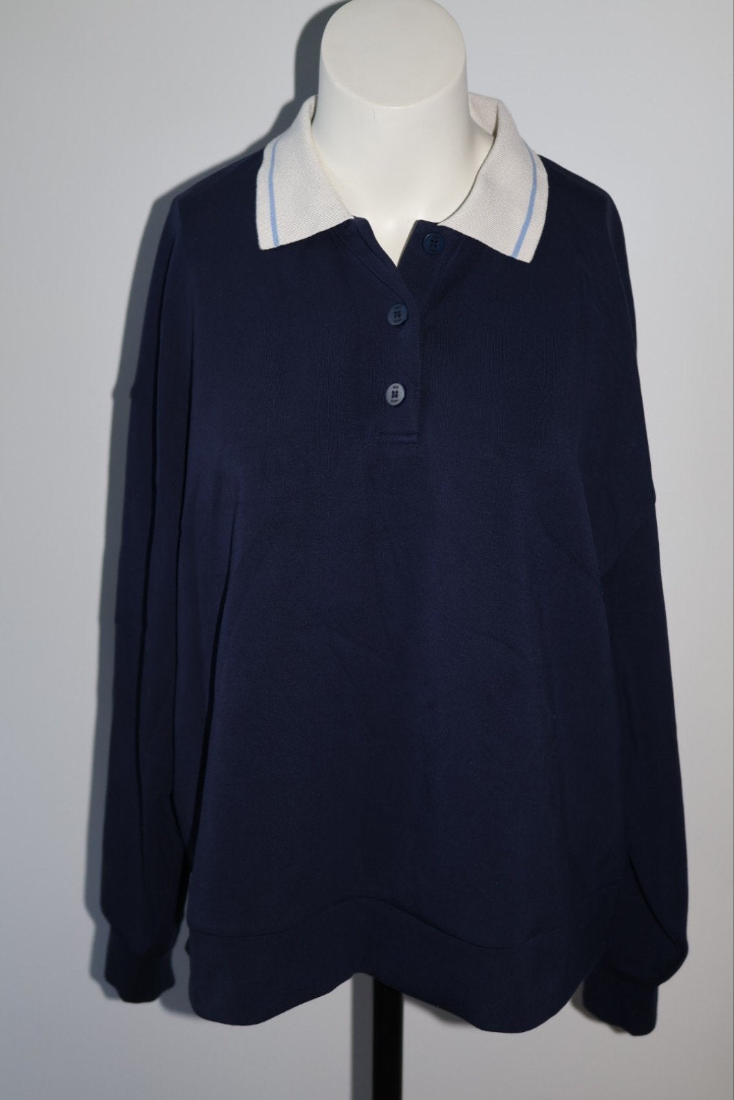Mos Mosh Donkerblauwe Oversized Trui Maat 36, MosMosh.nl, Mos Mosh, Blauw, NL
