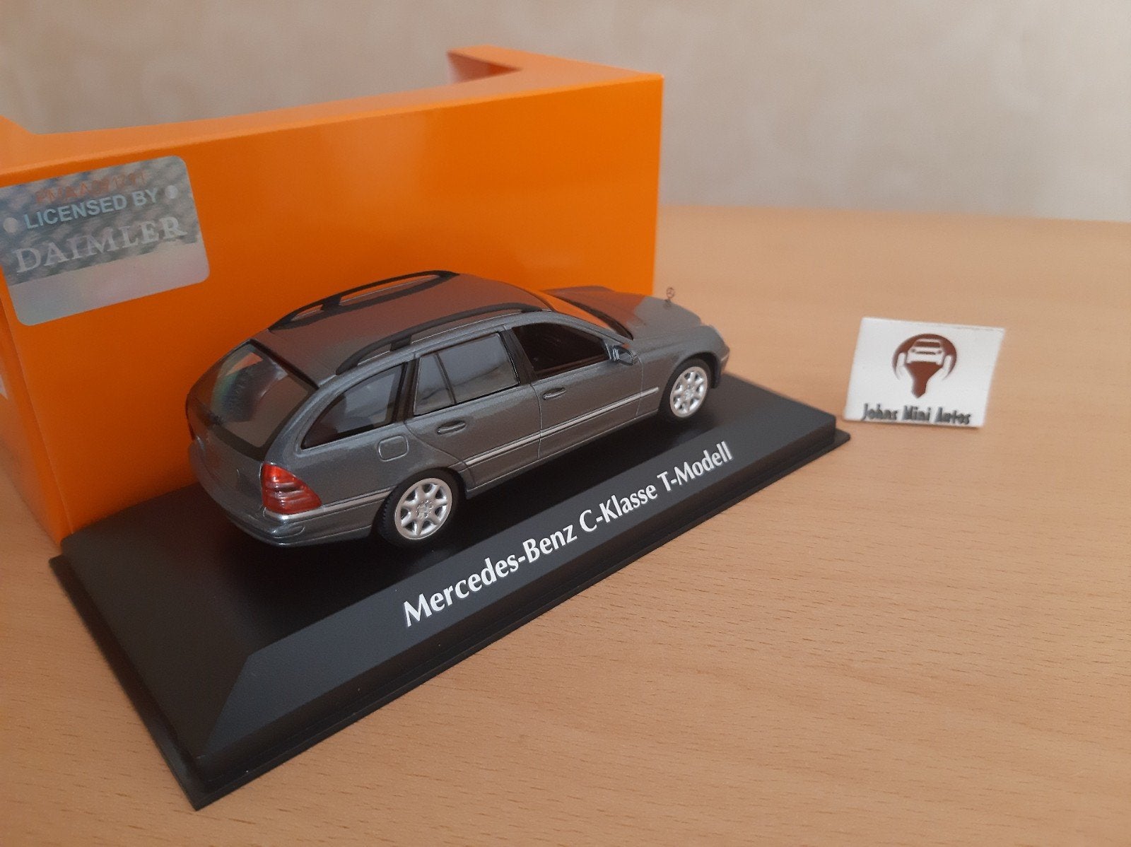 Mercedes Benz C-klasse Estate (S203) Grijs Metallic 1:43, Overige merken, Auto, Nieuw, Ophalen of Verzenden